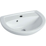 Lavabo bastia 55 cm blanc geberit 501. 605. 00. 1