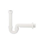 Accessoires - siphon en tube pour appareils, d 40 mm, blanc alpin 152. 704. 11. 1 - geberit