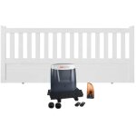 Gefradis - portail coulissant électrique pvc blanc h 125 x l 350 etretat - ouverture vers la droite Gefradis - portail coulissant électrique pvc blanc h 125 x l 350 etretat - ouverture vers la droite