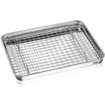 Gefu - plat en inox et sa grille 31, 5 cm