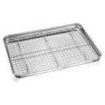 Gefu - plat en inox et sa grille 40, 5 cm