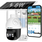 Genbolt 2k cam�ra de surveillance solaire 4g lte aov ext�rieure sans wifi, cam�ra ip avec enregistrement ...