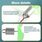 G�n�rateur d'�nergie �olienne, kit de g�n�rateur d'�olienne de 90mm, eolienne verticale, kits de bricolage ...