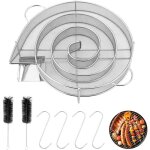 G�n�rateur de fum�e rond pour fumoir fumage viande poisson grille barbecue avec brosse et crochet fumoir ...