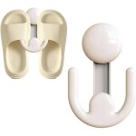 G�n�rique crochet de pantoufles, organisateur fix� au mur de chaussure de pantoufles de douche, support ...