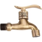 Gnrique robinet laiton antique en laiton poigne lessive salle de bains montage mural lave - linge ...