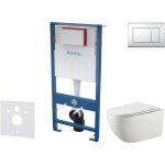 Genesis - set bti - support, cuvette gaia, abattant softclose et plaque de dclenchement gemini iii, ...