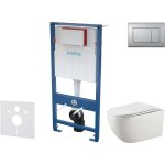 Genesis - set bti - support, cuvette gaia, abattant softclose et plaque de dclenchement gemini iii, ...