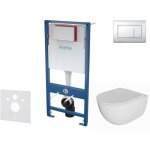 Genesis - set bti - support, cuvette oudee, abattant softclose et plaque de dclenchement gemini iii, ...