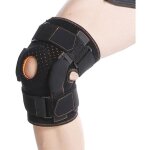 Genouill�re avec stabilisateurs lat�raux, rotule ouverte, r�glable � charni�re, pour homme et femme, ...