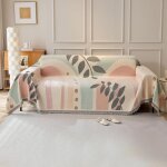 Gomtrique art housse de canap, multifonction jet de canap grande taille, rversible couvre canap ...