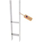 Gezu impex support de poteau h galvanis  chaud 91 x 400 mm ancre platine bois pied poteaux clture