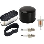 Lot de 2 filtres  air pr - filtre  huile et  carburant compatible with moteur 4 temps kawasaki fr651v ...