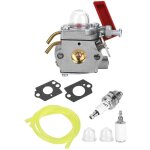 Kit de carburateur pour tondeuse  gazon de jardin, pour homelite ut? 33600a 26cc ehcps 0264at 0264of ...