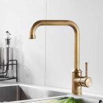 S - giant - robinet de cuisine, mitigeur cuisine avec bec orientable 360°, matériau en laiton - laiton ... S - giant - robinet de cuisine, mitigeur cuisine avec bec orientable 360°, matériau en laiton - laiton ...