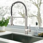 S - giant robinet cuisine nickel bross mitigeur cuisine avec douchette 360 robinet d'vier  arc lev ...