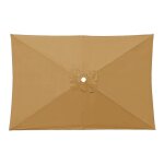 S - giant toile de parasol rectangulaire 3x2 m, housse de remplacement pour parasol extrieur, parasol ...