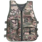 Gilet de camouflage militaire pour enfants pour les jeux de plein air (couleur camouflage adulte)
