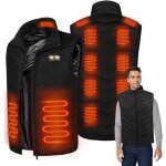 Gilet chauffant homme femme, veste chauffante homme, doudoune chauffante homme, vetement chauffant homme ...