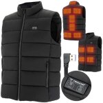 Gilet chauffant usb 11 zones unisexe taille l