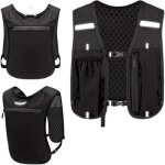 Gilet de course - porte - gobelet intgr - porte - tlphone intgr - gilet ultralger et rsistant ...