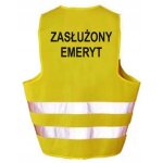 Gilet de fête réfléchissant mérit du pensionné Gilet de fête réfléchissant mérit du pensionné
