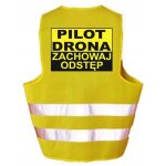 Gilet réfléchissant de signalisation drone pilot Gilet réfléchissant de signalisation drone pilot