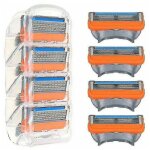 Gillette fusion5 razor blades for men with precision trimmer, pack of 8 refill blades (suitable for mailbox) ...