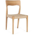 Giner y colomer - ensemble de 2 chaises en bois d'h�v�a