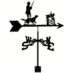 Girouette d�corative ext�rieure hunter pour jardins, terrasses, cours et toits - terrasses.