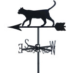 Girouette d�corative en m�tal en forme de chat, indicateur de direction du vent, girouette en fer pour ...