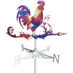 Girouette de jardin de ferme, girouette � vent en forme de coq, d�corations de jardin sur le th�me des ...
