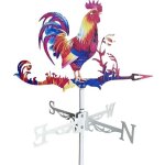Girouette de jardin de ferme, girouette � vent en forme de coq, d�corations de jardin sur le th�me des ...