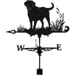 Girouette pour toit, construction entirement en acier - girouette en mtal - pour jardin, maison