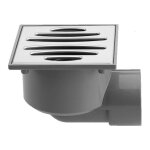 Girpi siphon de sol douche  l'italienne, 10 x 10 cm, girpi