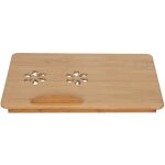 Gistuch 1pc rglable bambou tagre dortoir lit tour bureau deux fleurs livre lecture plateau support ...