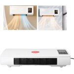 Gistuch - 2 en 1 mini climatiseur lectrique chauffage mural tlcommande climatiseur portable prise ...