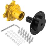 Gistuch - adaptateur de moyeu de volant de voiture universel doré adaptateur de course à dégagement rapide ... Gistuch - adaptateur de moyeu de volant de voiture universel doré adaptateur de course à dégagement rapide ...