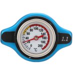 Bouchon de radiateur en alliage d'aluminium, avec jauge de temp�rature, r�glage de la pression, �tanche, ...