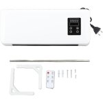Gistuch - chauffage mural �lectrique 1500w abs, appareil de chauffage et refroidissement rapide mont� ...