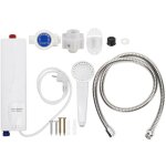 Chauffe - eau lectrique instantan sans rservoir, 220v, 3000w, kit de tuyaux de pomme de douche, fourniture ...