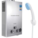 Gistuch ? chauffe - eau gaz instantan� 12l ? douchette ergonomique 5 modes ? mont�e en temp�rature ultra ...
