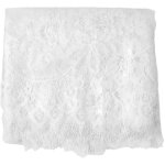 Chemin de table en dentelle blanche, nappe de mariage franais, dcoration de table familiale, 36x300cm ...