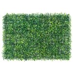 Gistuch - cl�ture de plantes artificielles, d�coration murale artificielle d'herbe verte pour la maison ...