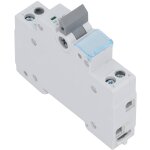 Gistuch - commutateur de transfert manuel � double puissance 63a 1p mts, disjoncteur � montage sur rail ...