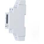 Gistuch - compteur d'�nergie monophas� 230 v 5 (50) a 1 p avec �cran lcd, d�tection automatique, voltm�tre ...