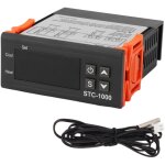 Contr�leur de temp�rature ac 110v - 220v, thermostat num�rique tout usage stc - 1000 avec ntc sonde de ...