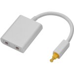 Gistuch - double port toslink adaptateur s�parateur audio optique num�rique cble audio 1 en 2 sorties ...