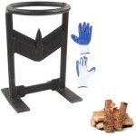Gistuch fendeuse bois manuelle rapide diviseur buches, coupe - bois de chauffage avec pliable sac a buches, ...