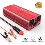 Gistuch - onduleur de voiture ebtools 1000w / 2000w onduleur 12v dc à 110v ac convertisseur de voiture ... Gistuch - onduleur de voiture ebtools 1000w / 2000w onduleur 12v dc à 110v ac convertisseur de voiture ...